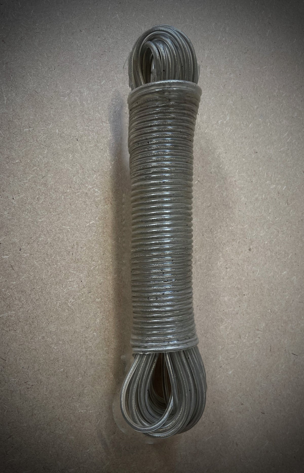 3.5 metre metal washing line post in a garden