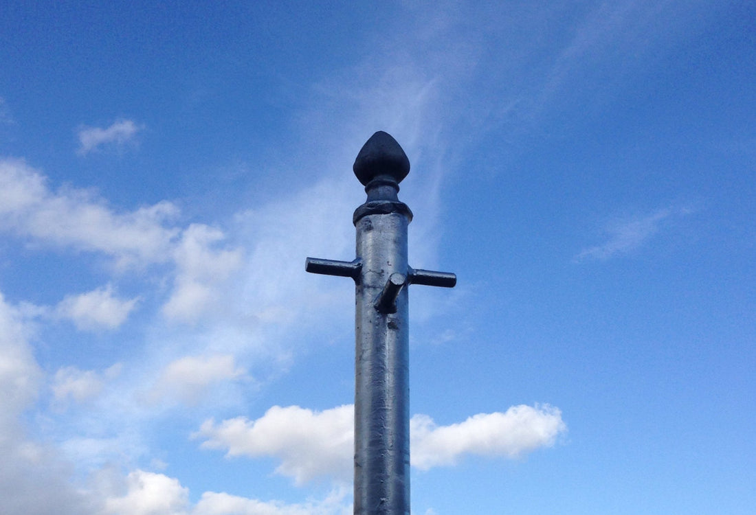 Galvanised washing line pole – Washing Line Post Delivery