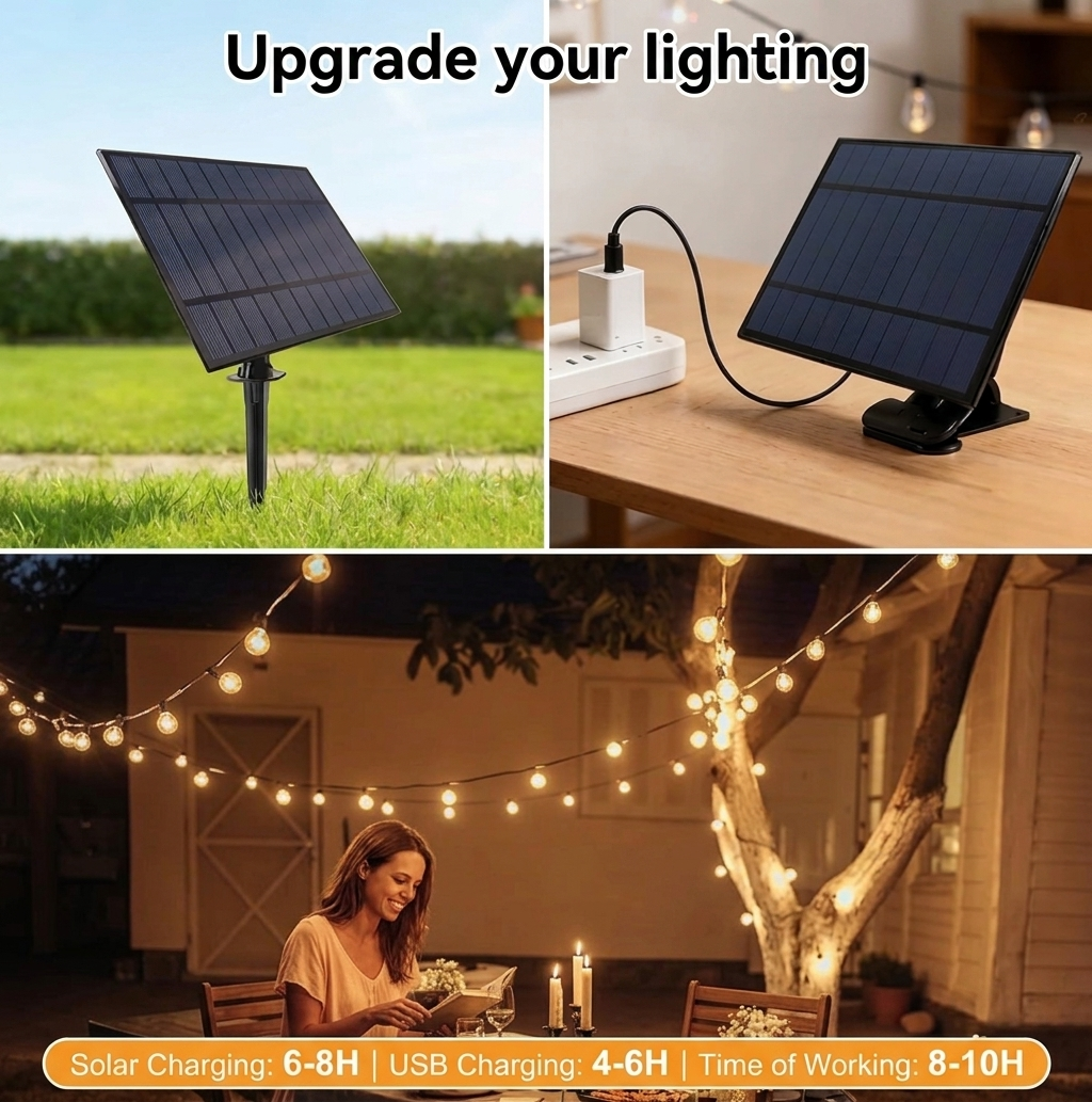 Solar Festoon Lights