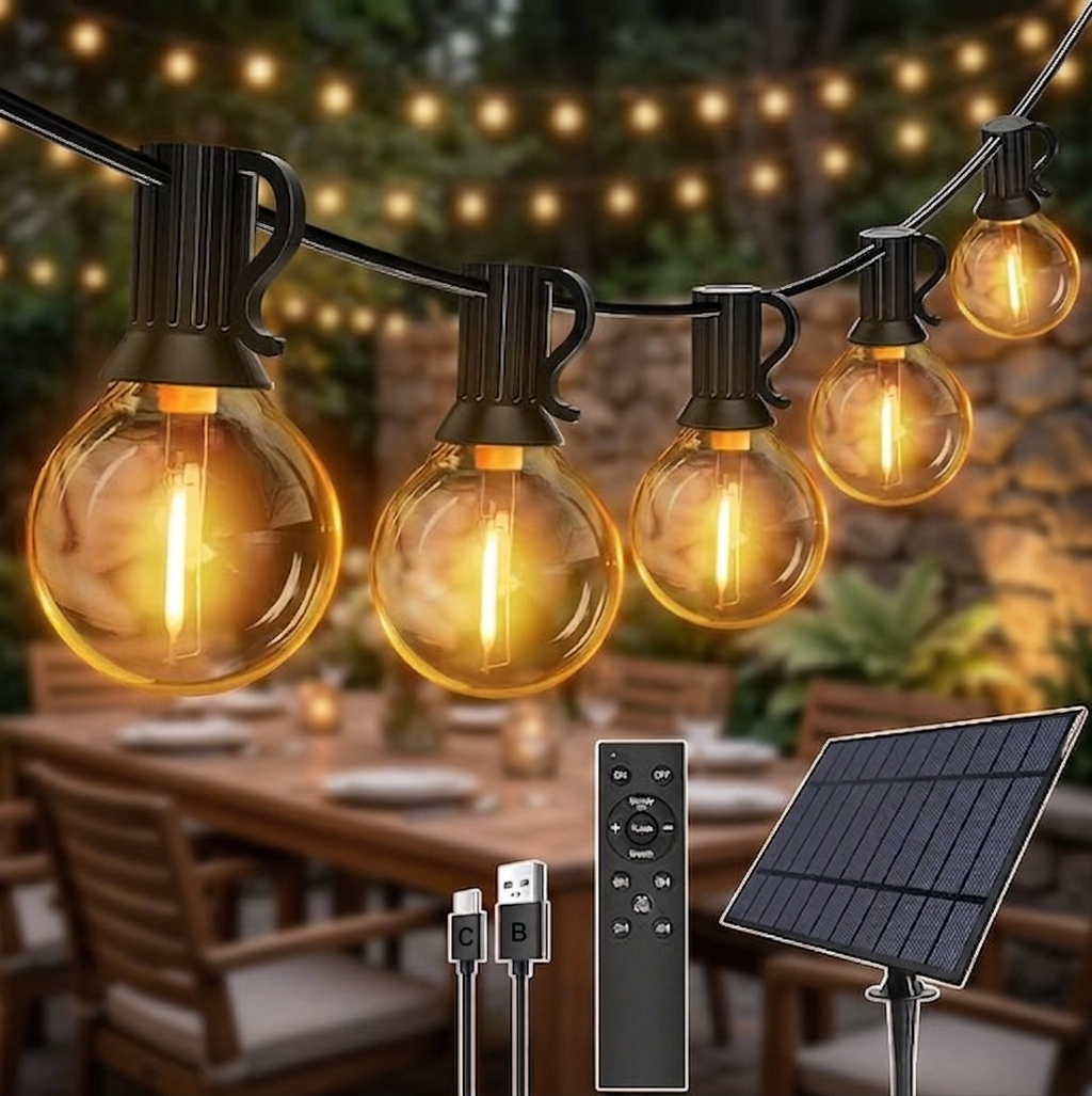 Solar Festoon Lights