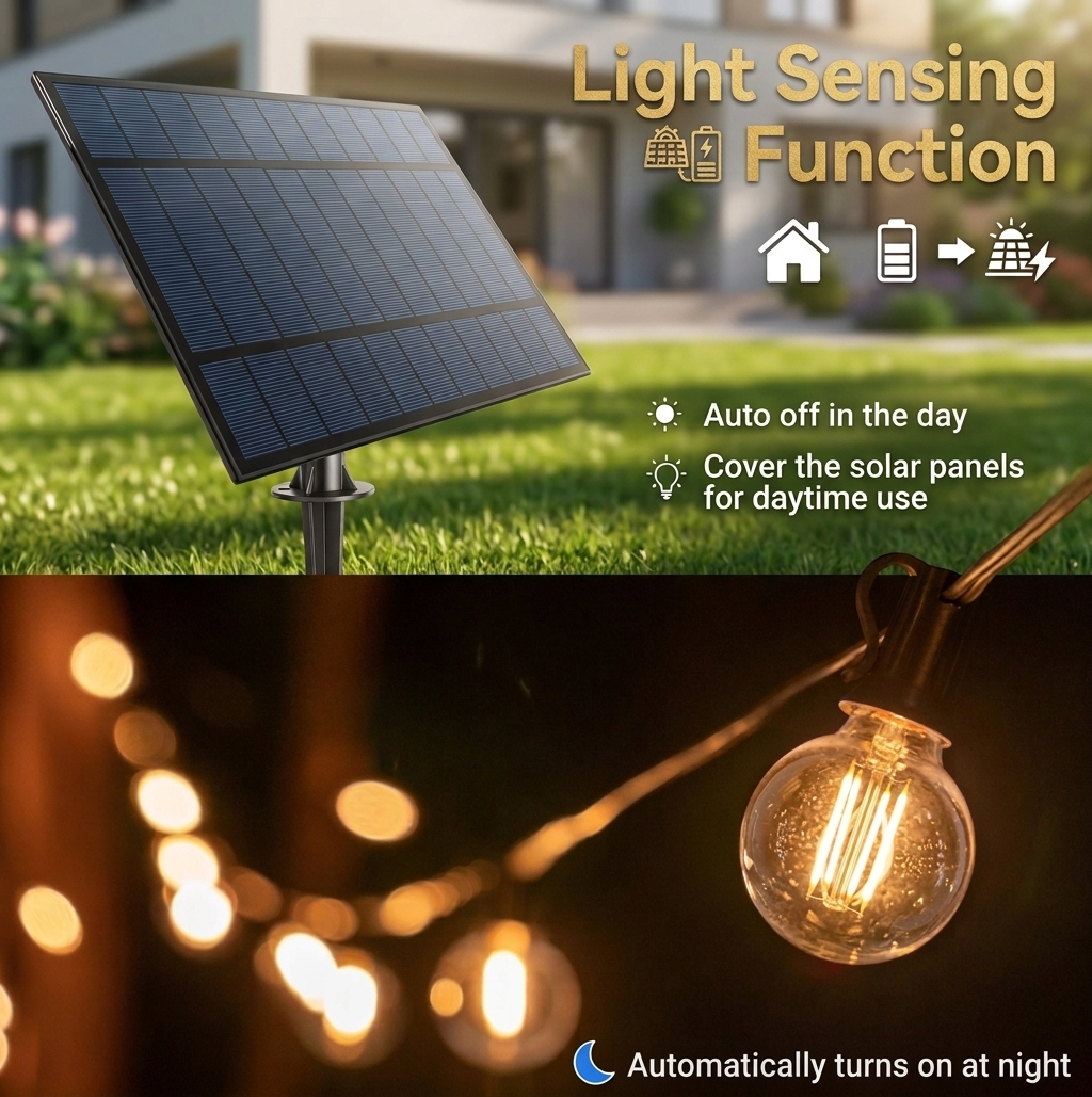 Solar Festoon Lights